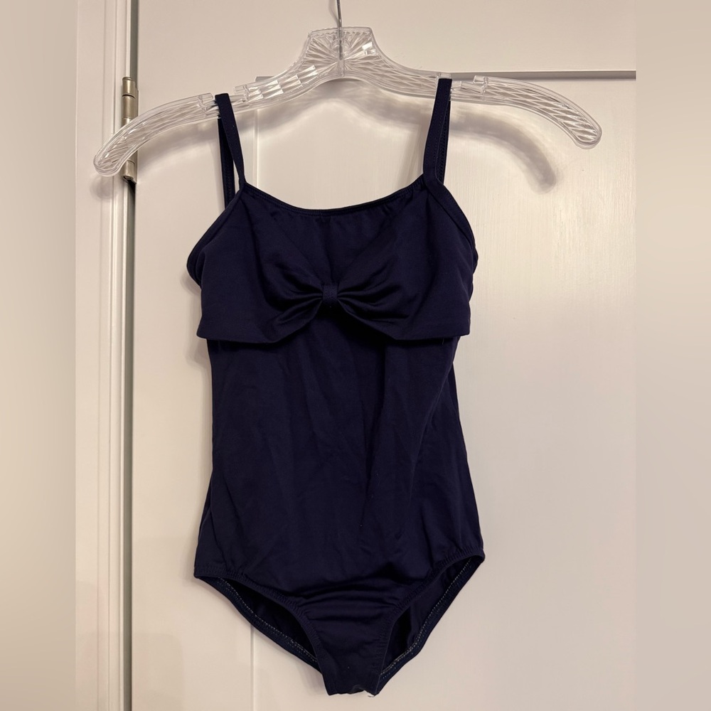 Motionwear Navy Blue Camisole Leotard – Child Size Large (12–14)